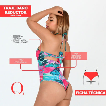 TRAJE DE BAÑO CON  FAJA REDUCTOR RBTC3500  - SWIMSUIT