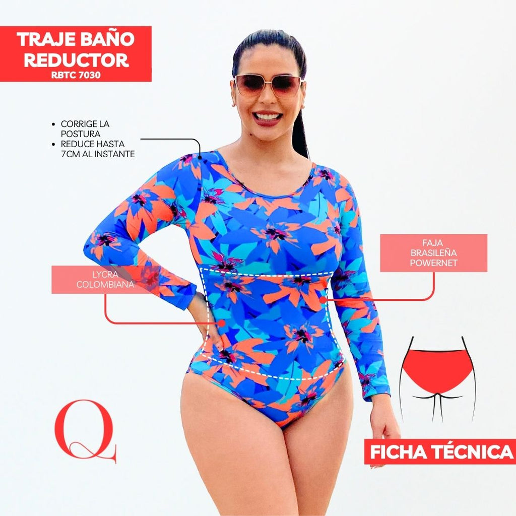 Traje de Baño con Faja Reductor RBTC7030 (CALZON SEÑIOR)