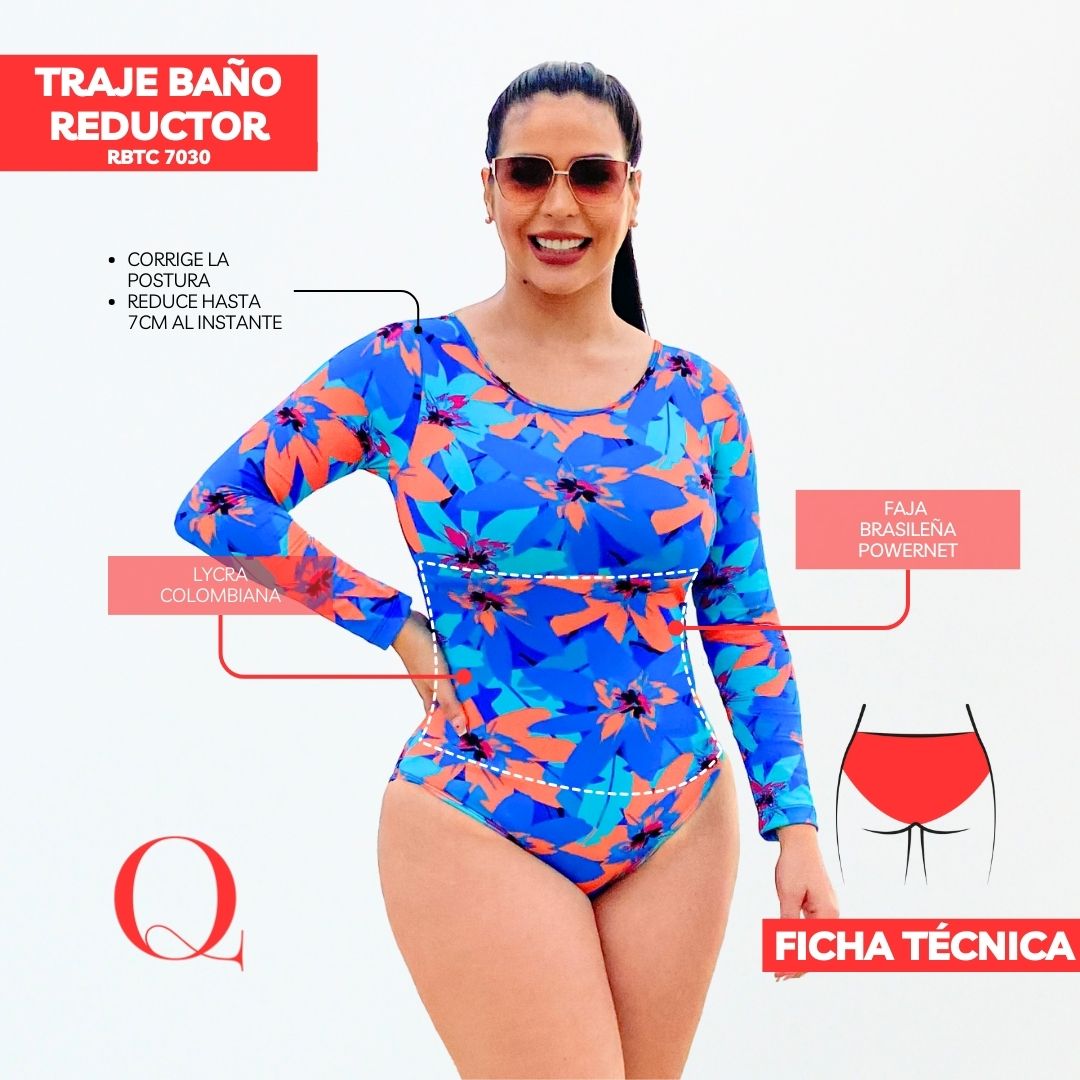 Traje de Baño con Faja Reductor RBTC7030 (CALZON SEÑIOR)