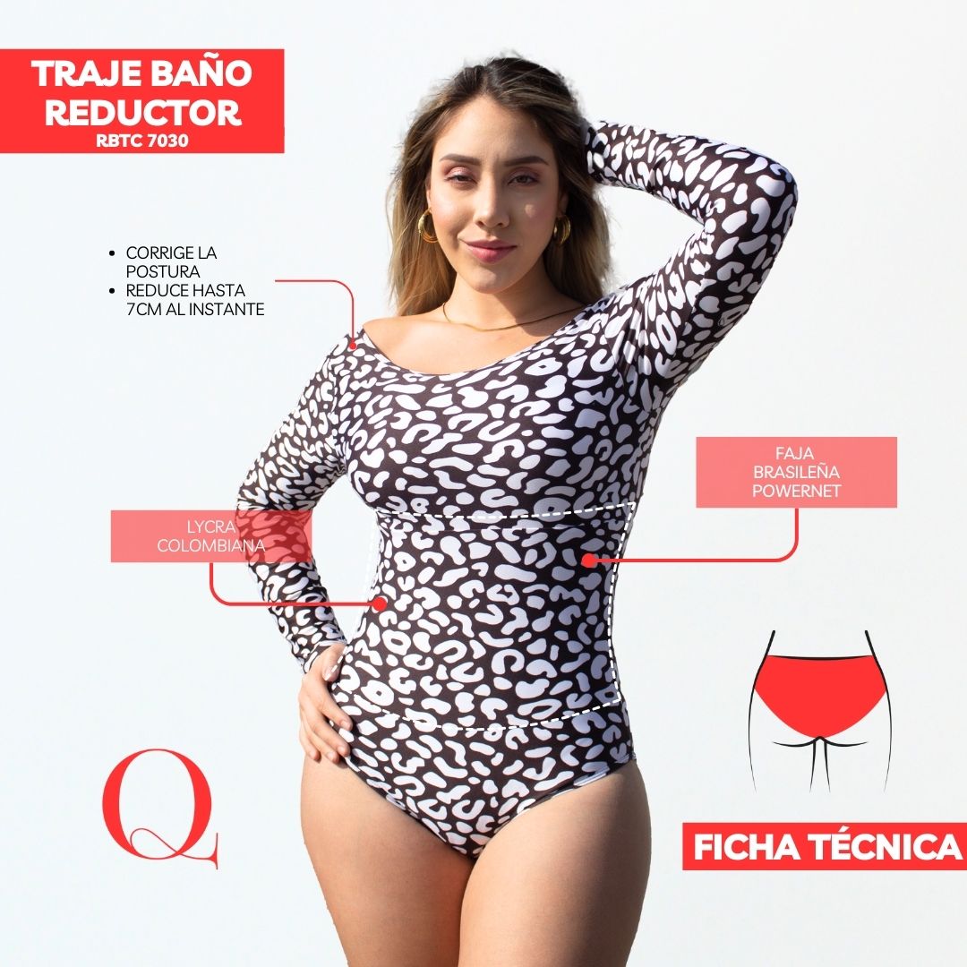 Traje de Baño con Faja Reductor RBTC7030 (CALZON SEÑIOR)