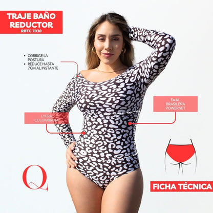Traje de Baño con Faja Reductor RBTC7030 (CALZON SEÑIOR)