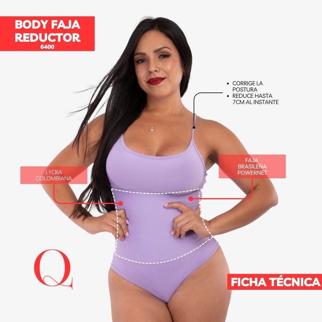 Body Faja Reductor Algodón 6400 LILA BB