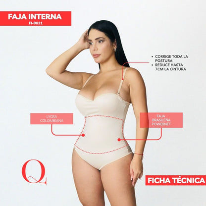 FAJA INTERNA -STRAPLE Y CON COPAS FI9021