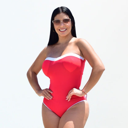 Traje de Baño con Faja Reductor RBTC9095 (CALZON ESTANDAR)