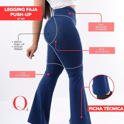 Leggins con Faja Levanta Glúteos LP140