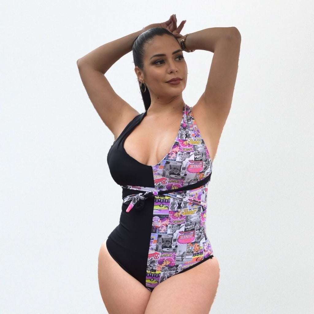 Traje de Baño con Faja Reductor RBTC1007 (CALZON ESTANDAR)