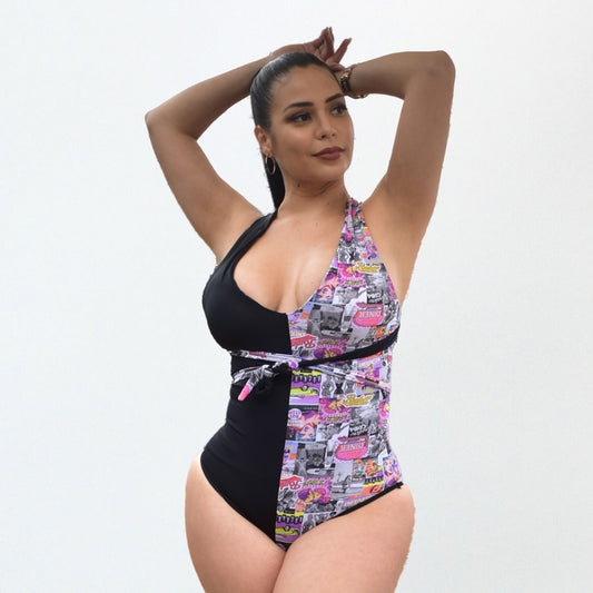 Traje de Baño con Faja Reductor RBTC1007 (CALZON ESTANDAR)