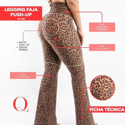 Leggins con Faja Levanta Glúteos LP140