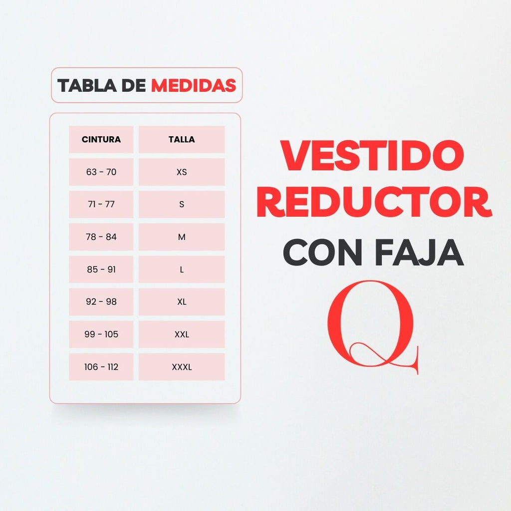 Vestido con Faja Reductor V3000L