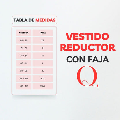 Vestido con Faja Reductor V3000L