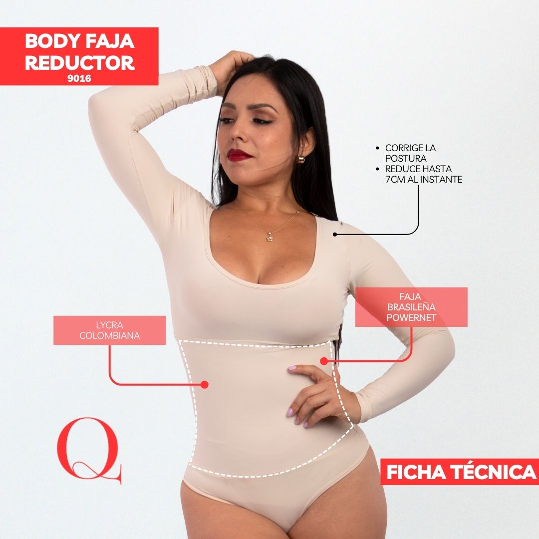 Body Faja Reductor Algodón 9016 PERLA