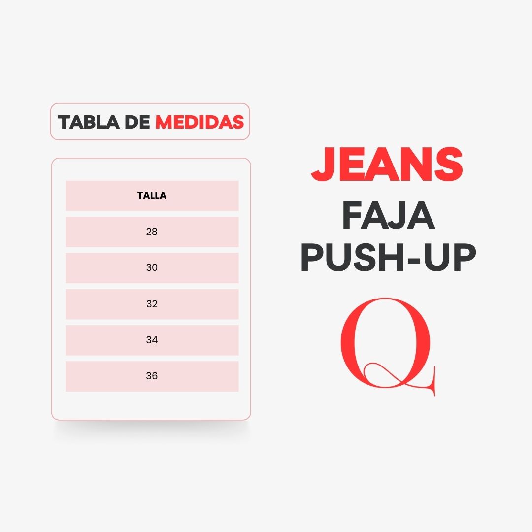 Jeans con Faja Levanta Glúteos 510F