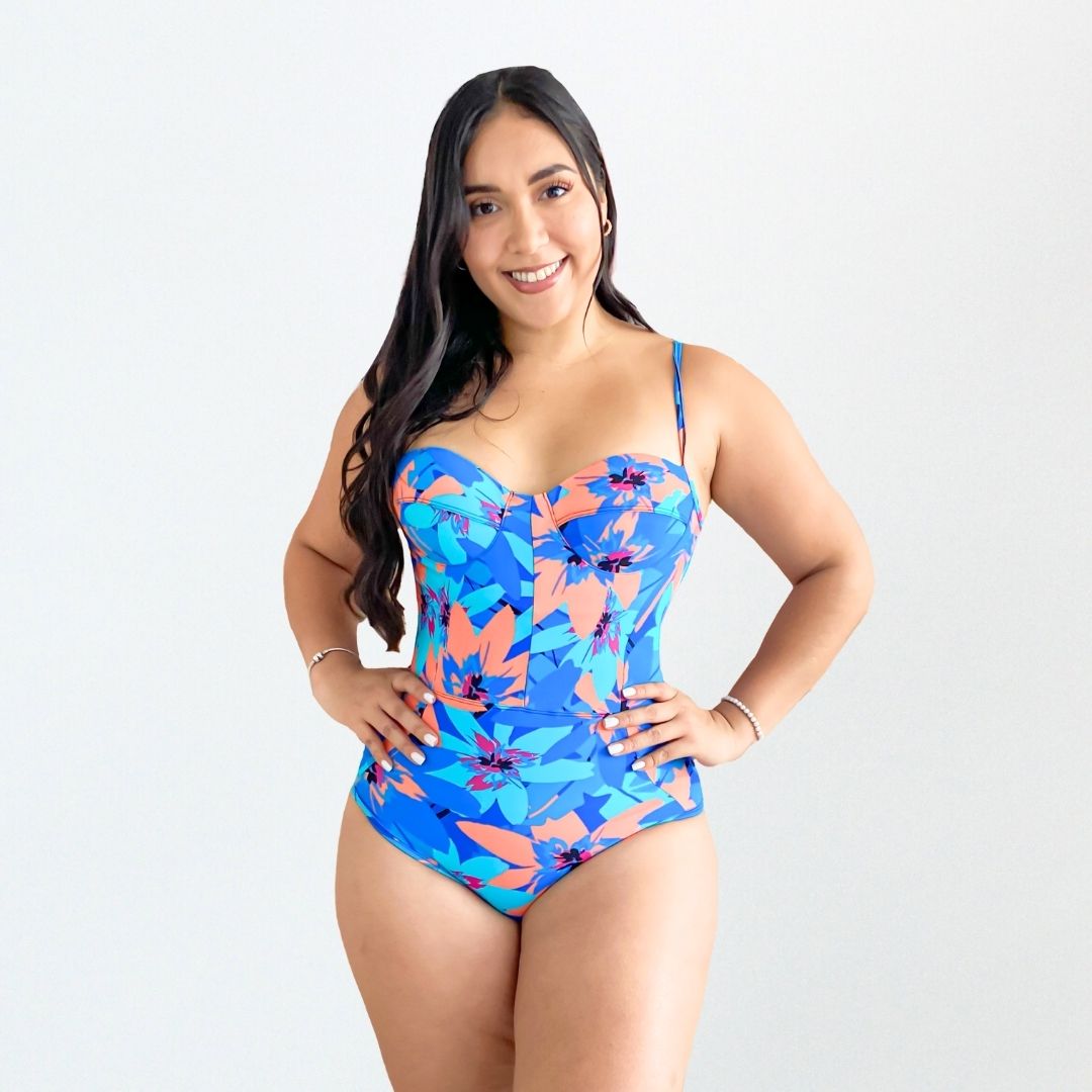 Traje de Baño con Faja Reductor RBTC2002 (CALZON ESTANDAR)