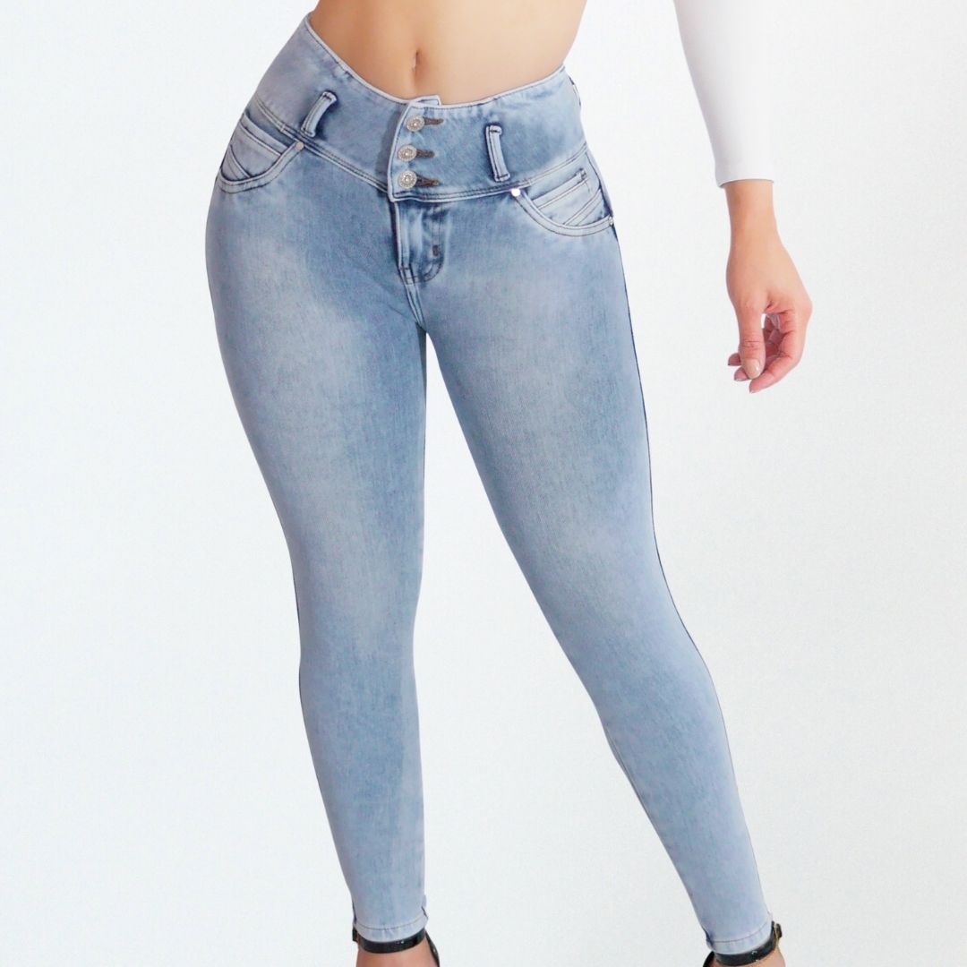 Jeans con Faja Levanta Glúteos 310F
