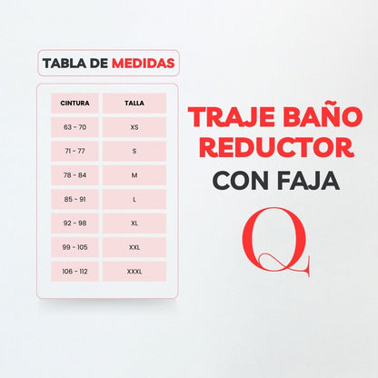 Traje de Baño con Faja Reductor RBTC2012H (CALZON HILO)