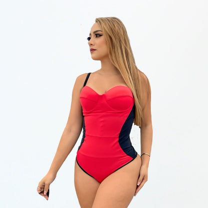 Traje de Baño con Faja Reductor RBTC2002 (CALZON ESTANDAR)