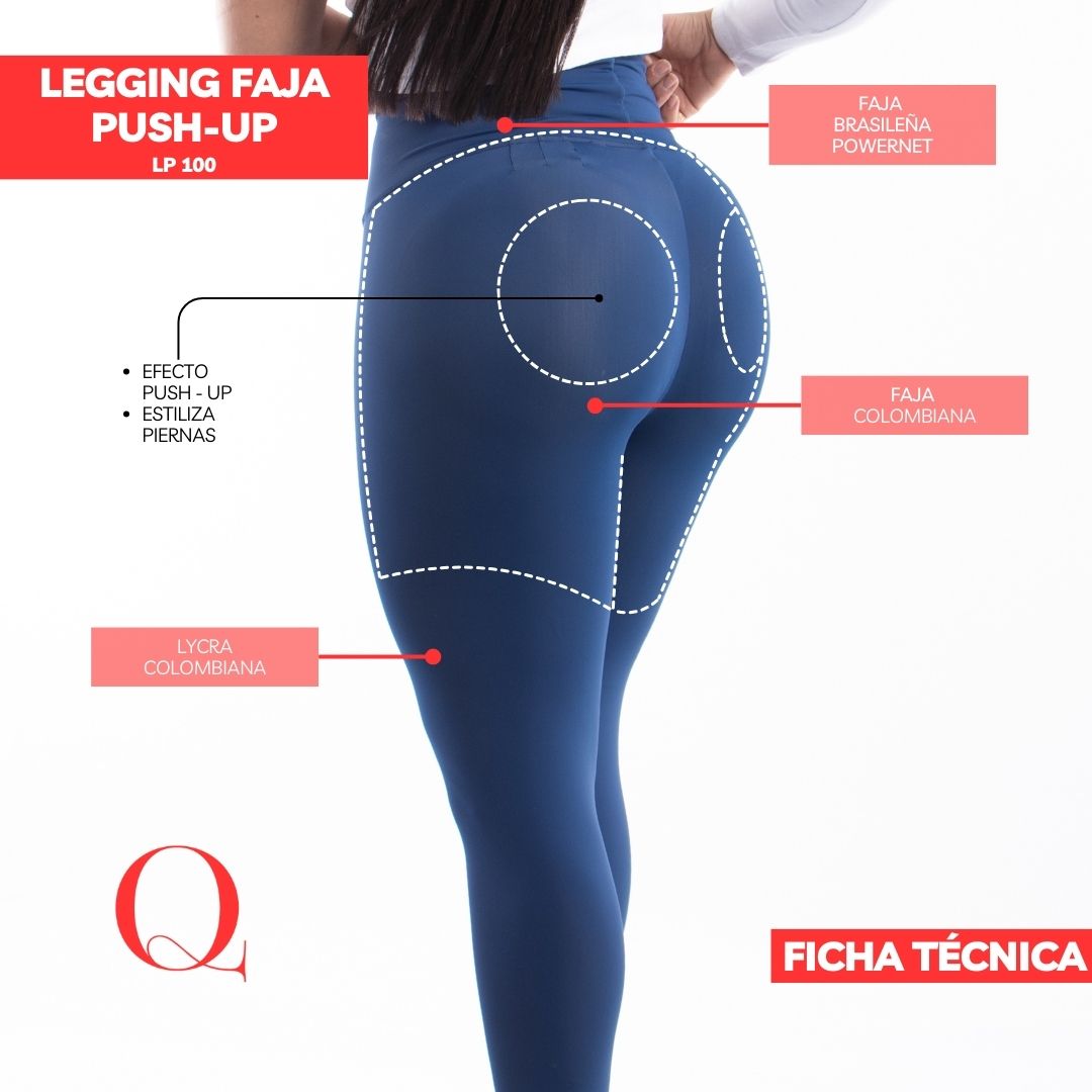 Leggins con Faja Levanta Glúteos LP100