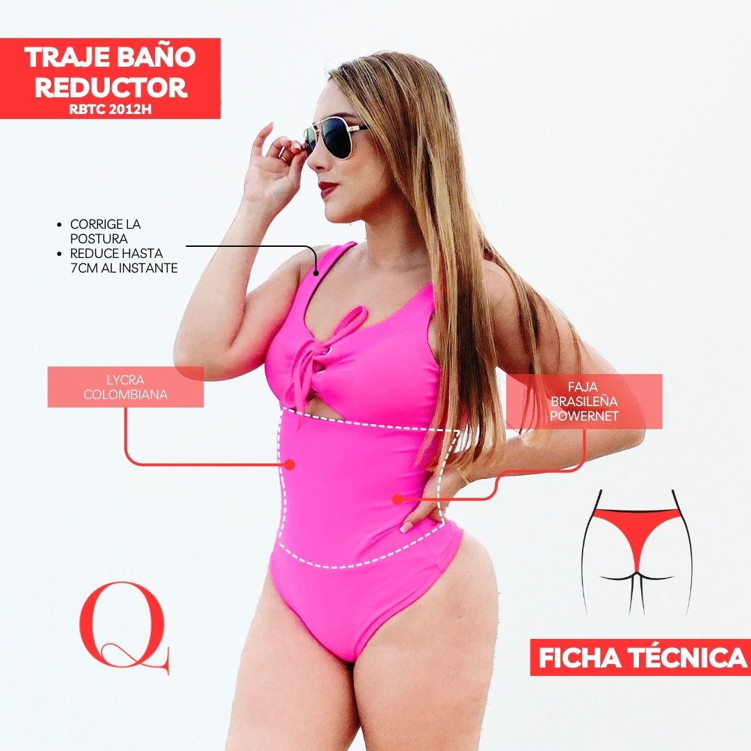 Traje de Baño con Faja Reductor RBTC2012H (CALZON HILO)