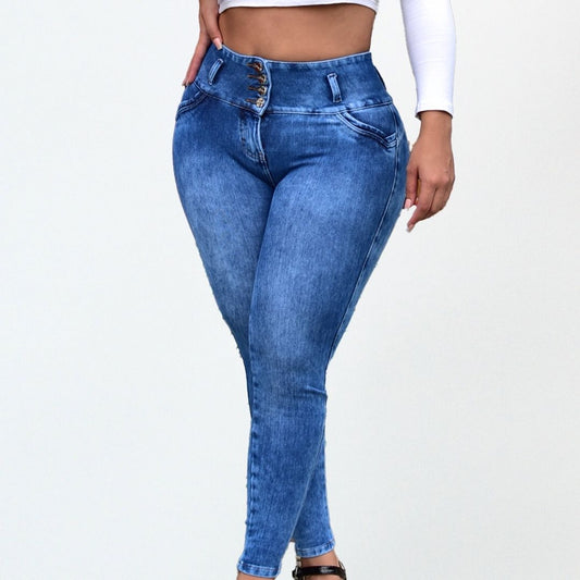 Jeans con Faja Levanta Glúteos 510F