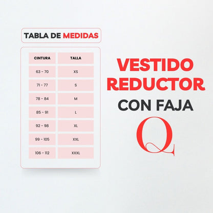 Vestido con Faja Reductor V9001