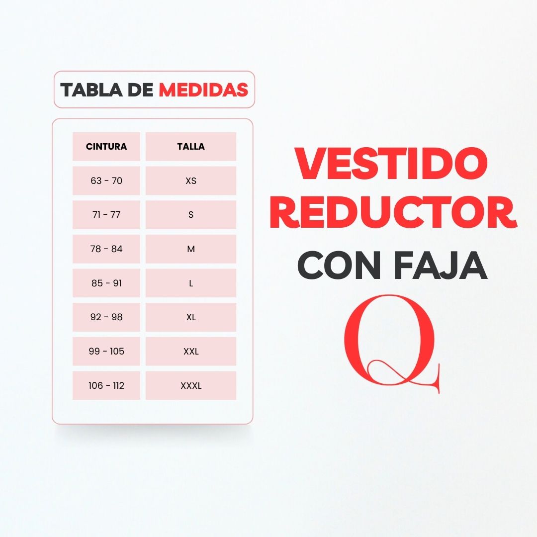 Vestido con Faja Reductor V9010