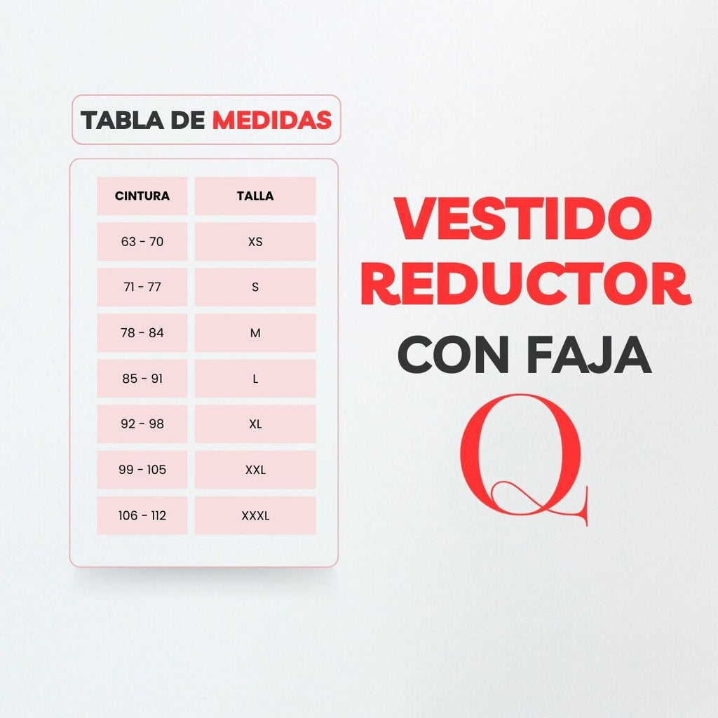 Vestido con Faja Reductor V9011
